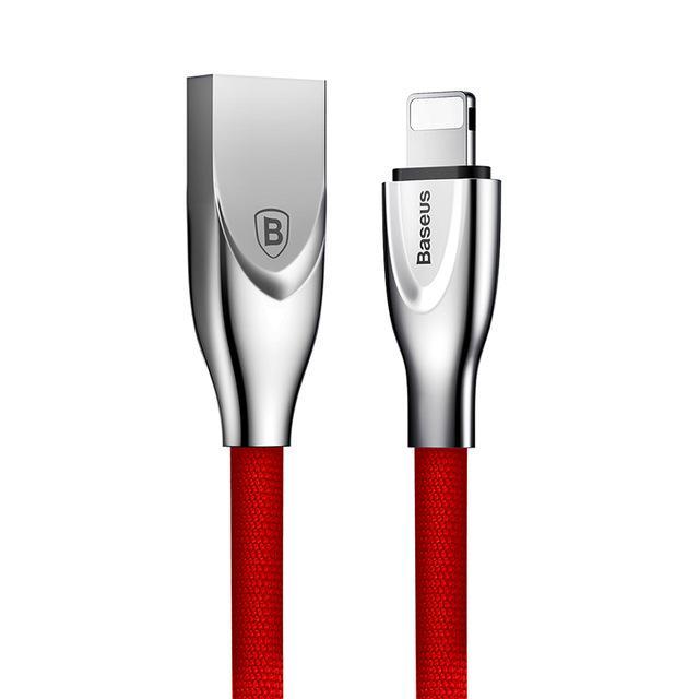 Кабель Baseus Zinc USB 2.0 to Lightning 2A 1M Червоний (CALXN-09)