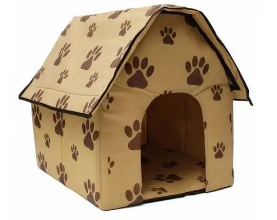 Будок для собак і кішок Portable Dog House Будка велика, фото 2
