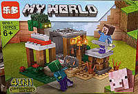 Конструктор Майнкрафт Minecraft my world NO.6019-1 180PCS