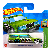 Машинка Базовая Hot Wheels Volvo 240 Drift Wagon Slammed 1:64 HKJ07 Green