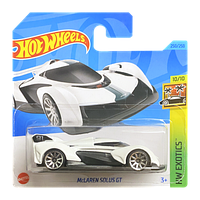 Машинка Базова Hot Wheels McLaren Solus GT Exotics 1:64 HKG70 White