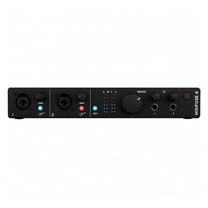 Аудіоінтерфейс Arturia MiniFuse 4 Black, фото 1