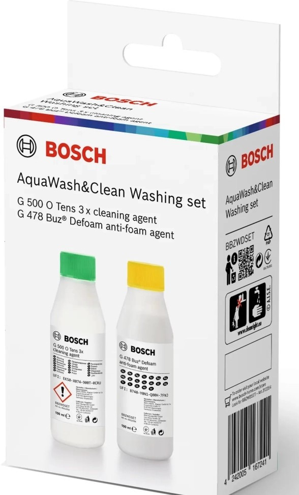 Набір засобів BBZWDSET AquaWash&Clean для миючого пилососу Bosch 00312354, фото 1