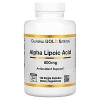 Альфа-липоевая кислота California GOLD Nutrition "Alpha Lipoic Acid" 600 мг (120 капсул)