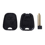 Ключ заготівка, корпус під чіп, 2кн, Citroen, фото 2