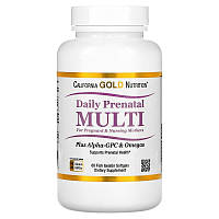 Витамины и минералы California GOLD Nutrition "Daily Prenatal Multi" для беременных и кормящих (60 капсул)