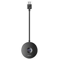 USB Hub Baseus Round Box USB3.0 to USB3.0*1 + USB2.0*3 Черный (CAHUB-F01)