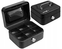 Кешбокс Для Грошей з Ключем 150 х 120 х 80 мм (78620)