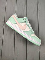 Мужские кроссовки Nike SB Dunk Low White Mint Pink(наик кроссовки)