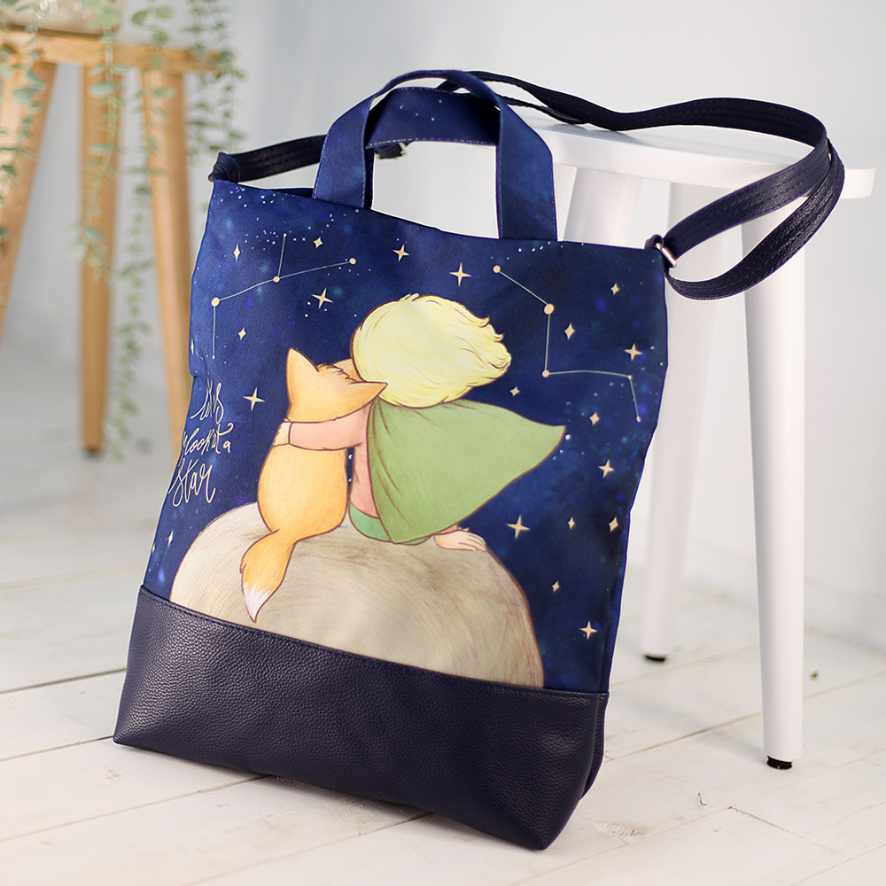 Сумка міська City Маленький принц і Лис 34x40 см (SCB_23S008_TSI), фото 1