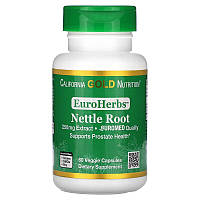 Экстракт корня крапивы California GOLD Nutrition, EuroHerbs "Nettle Root Extract" 250 мг (60 капсул)