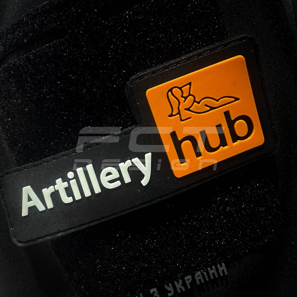 Шеврон/патч гумовий ПВХ Артилерія хаб