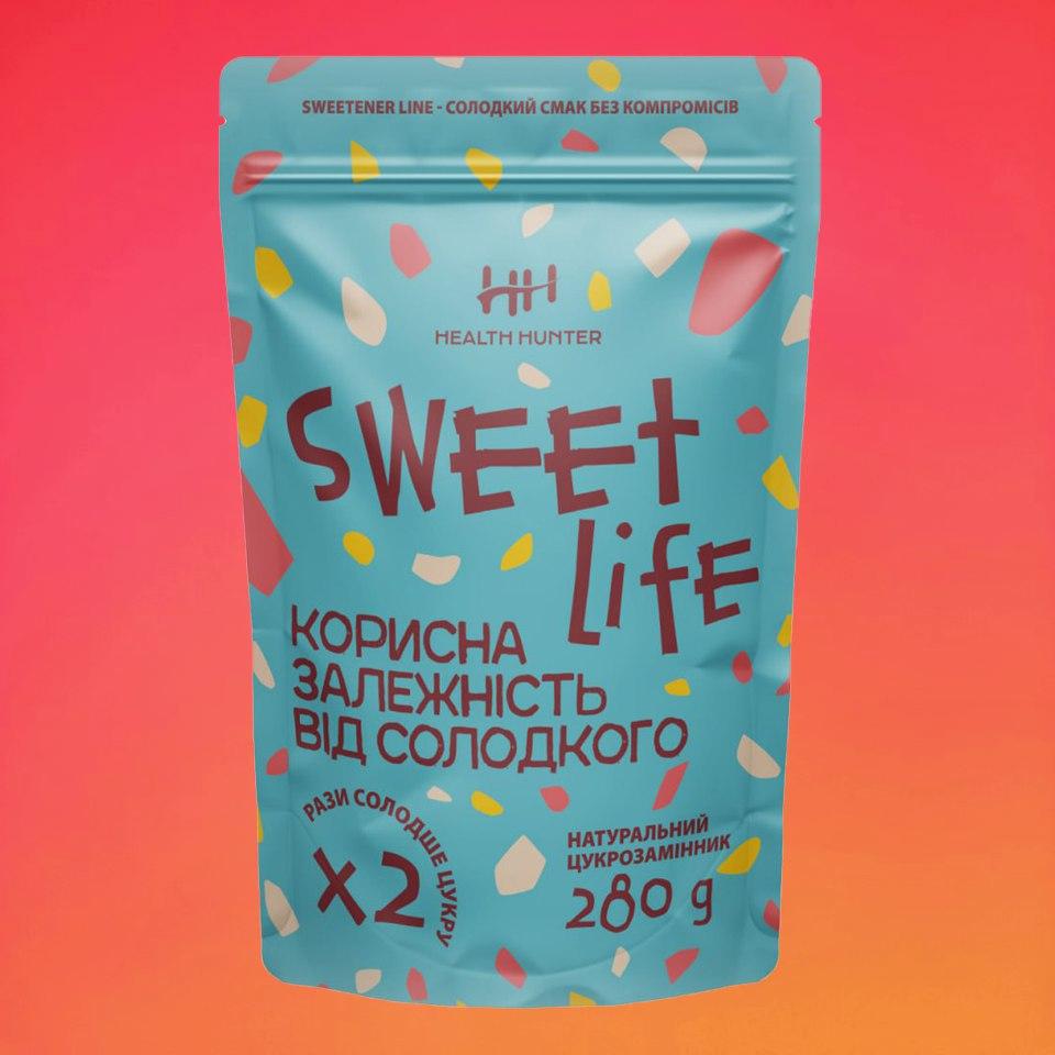 Цукорозамінник Sweet Life 1:2, 280 г (Health Hunter)