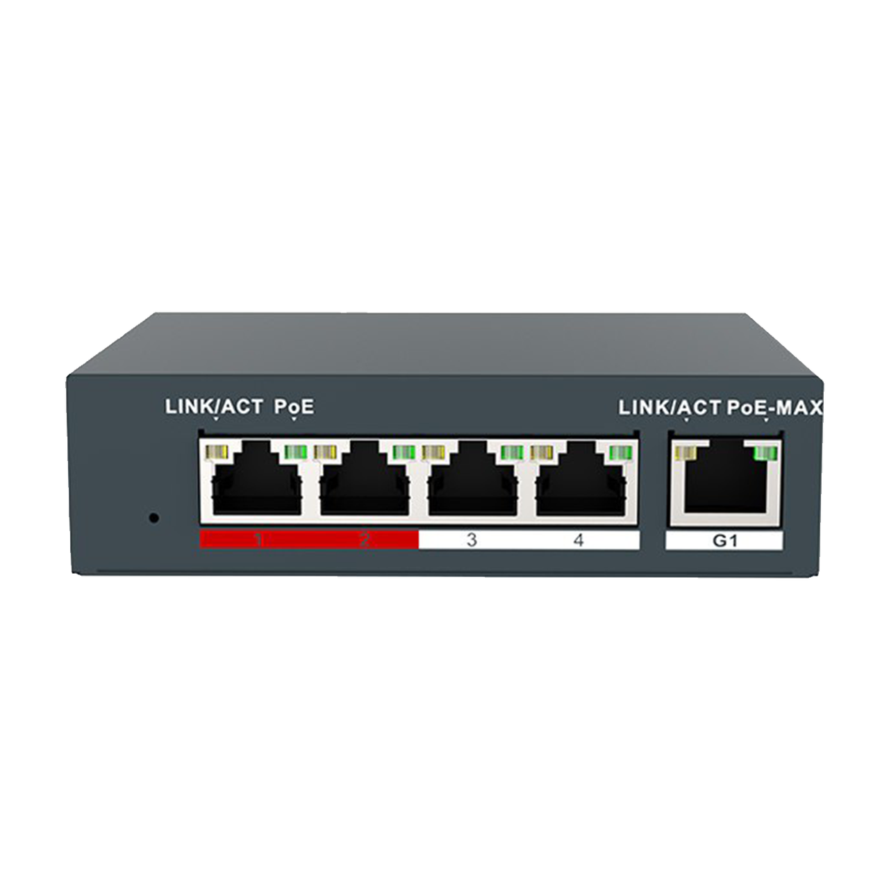 Комутатор мережевий POE GV-017-AI-4+1P