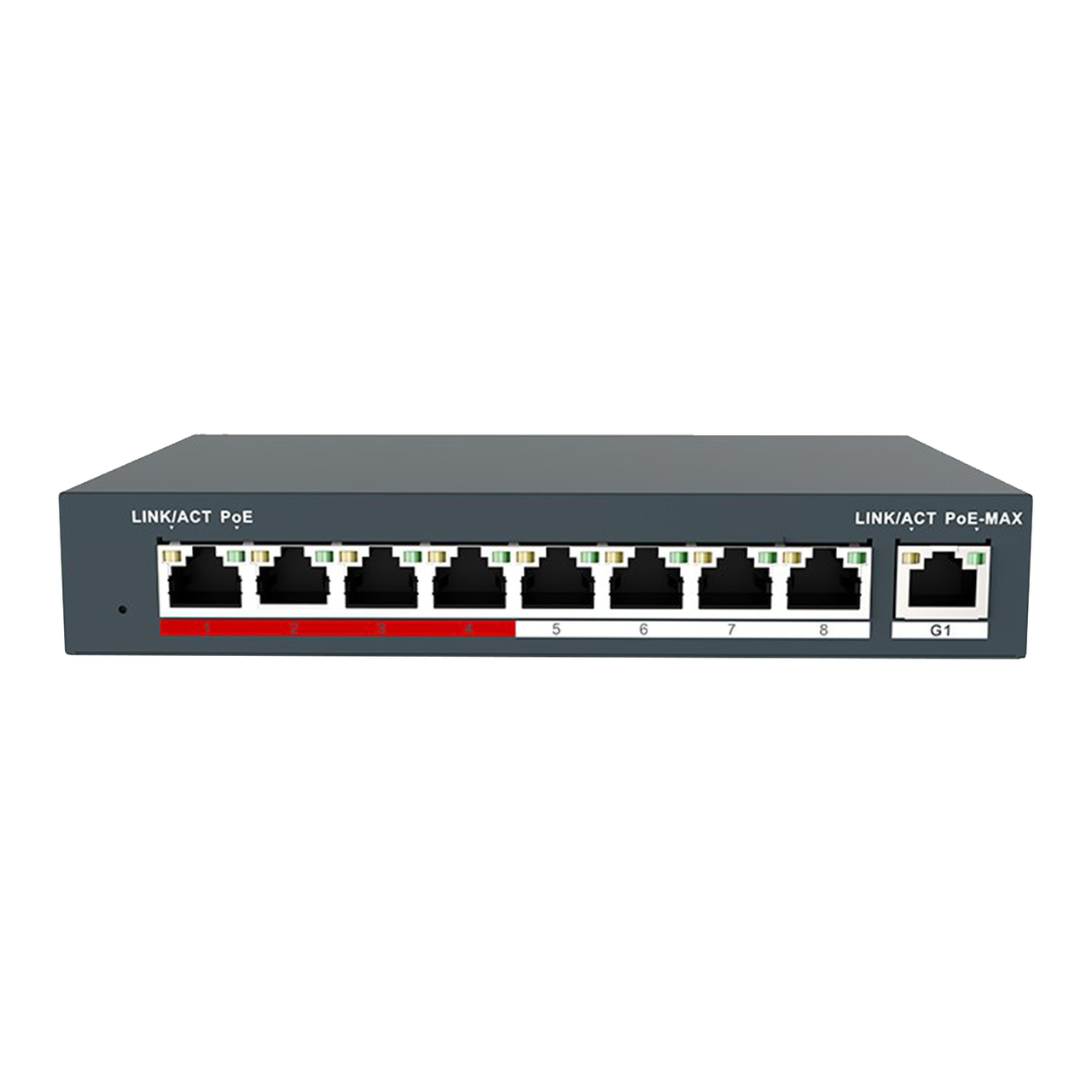Комутатор мережевий POE GV-018-AI-8+1PG