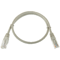 Патч-корд литий UTP RJ45 кат. 5Е 0.5 м (серый)