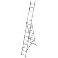 Универсальная 3-секционная лестница KRAUSE Corda (3х9 ступеней) (030399)