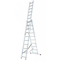 Универсальная 3-секционная лестница KRAUSE Corda (3х10 ступеней) (030405)