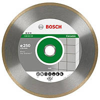 Bosch Круг алмазный отрезной PF Ceramic 250х30/25,4 керамика