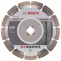 Алмазний відрізний круг по бетону Bosch PF Concrete (180х22.23) (2608602199)