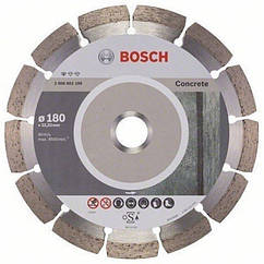Bosch Круг алмазний відрізний PF Concrete 180х22 бетон