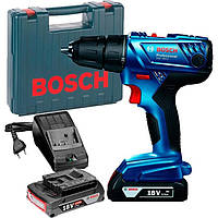 Дрель-шуруповерт Bosch GSR 180-LI Professional (18 В, 2х2 А*ч) (06019F8109)