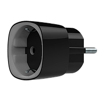 Радіокерована розумна розетка з лічильником енергоспоживання AJAX Socket (black)