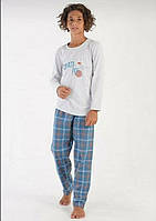 Пижама для мальчика подростковая трикотажная ТУРЦИЯ штаны+реглан