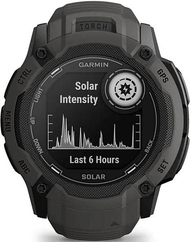 Смарт-годинник Garmin Instinct 2X Solar Graphite (010-02805-10/00/24), фото 2