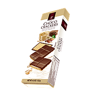 Крекер з арахісовим кремом у молочному шоколаді Tago Choco Crackers 123г Польща,