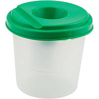 Стакан-непроливайка, зеленый Пластик Разноцветный (163860)