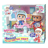 Маленькая кукла-пупс "Bouncinʼ Babies Baniel little" с ходунками Комбинированный Разноцвет (217758)