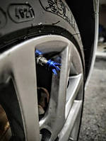 Колпачки для клапанов колесных шин для Honda Mazda Kia Bmw Hyundai Audi Lexus Mercedes, синий