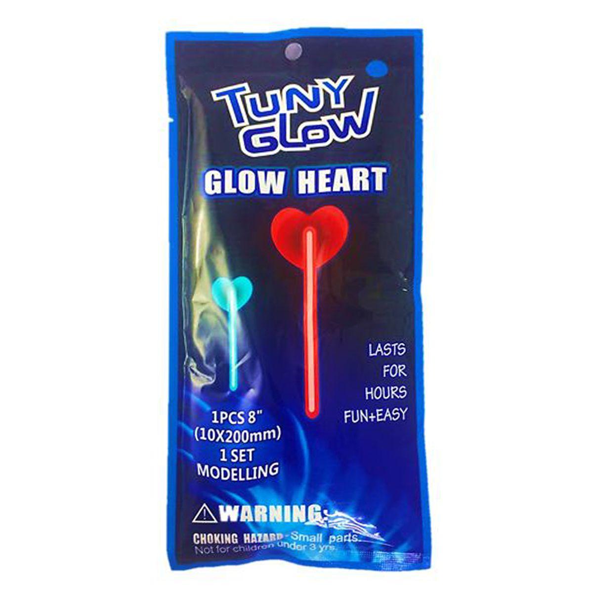 Неоновая палочка "Glow Heart: Сердце" Комбинированный Разноцвет (142337) - фото 1 - id-p2005826393