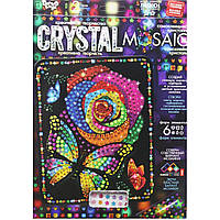 Набор для креативного творчества "CRYSTAL MOSAIC", "Роза с бабочкой" Комбинированный Разноцвет (192164)