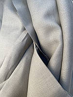 Серо-бежевая костюмная льняная ткань, 100% лен, цвет 1/394
