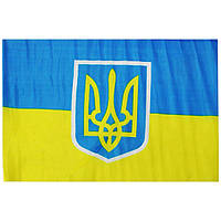 Флаг Украины большой (150 х 86 см ) Текстиль Синий Желтый (220019)