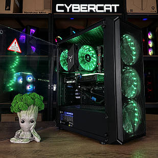 Grema! Ryzen 5 7500F | RTX 3090 24Gb | Гарантія 3 Роки! Ігровий комп'ютер ПК від CyberCat