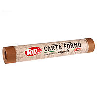 Пергамент для выпечки силиконизированный Toppack коричневый Carta Forno 29см 50м