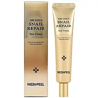 Крем вокруг глаз с муцином улитки и золотом MEDI-PEEL 24k Gold Snail Repair Eye Cream 40ml