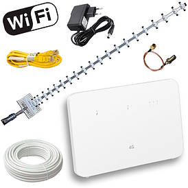 4G Wi - Fi комплект "Швидкий інтернет" (роутер 4G - CPE - S3 + антена 21 ДБ).