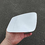 Скло (вкладиш, дзеркальный елемент) лівого дзеркала BMW 7 F01, F02, F03, F04 (БМВ 7 Ф01 Ф02), фото 3