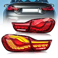 Задние диодный фонари BMW F82 F83 F32 F36 M4 Красные Red прозрачные Vland