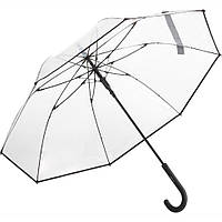 Зонт-трость Fare 7112 с прозрачным куполом Черный (1107)