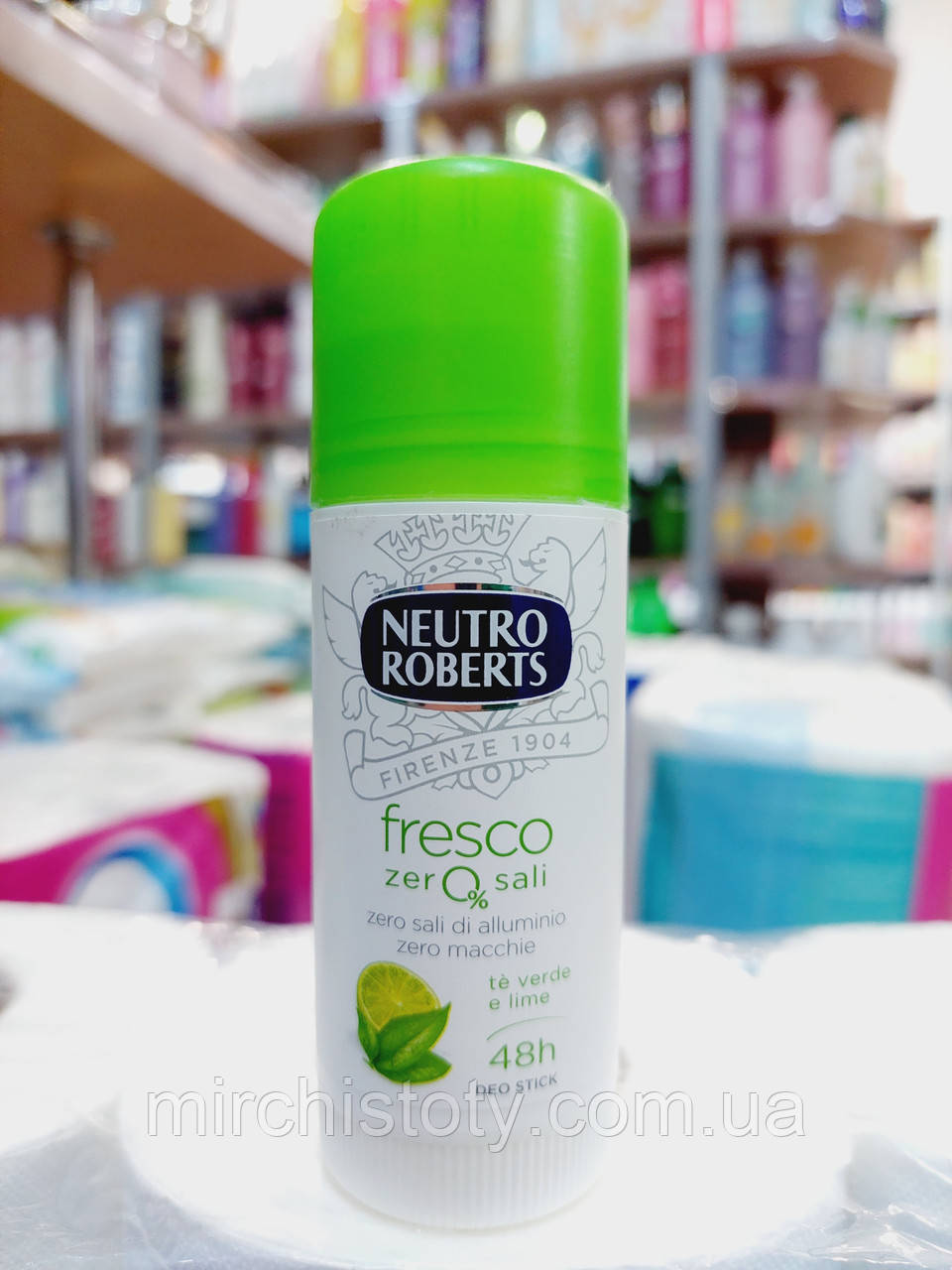 Дезодорант стик Neutro Roberts Fresco te verde e lime 40ml - фото 1 - id-p1648253961