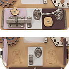 Дошка розвиваюча ВЕДМЕДИК 14в1 Kruzzel 22584 Бізіборд Монтессорі, фото 2