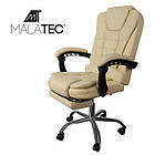 Офісне крісло з підставкою для ніг MALATEC 23287 бежеве, фото 3