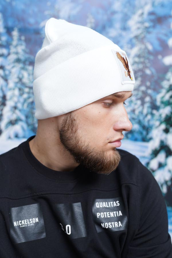 Чоловіча шапка «Freedom» (5147-5) білий