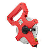 Рулетка з полотном зі скловолокна 30 м x 13 мм INTERTOOL MT-0753, фото 5