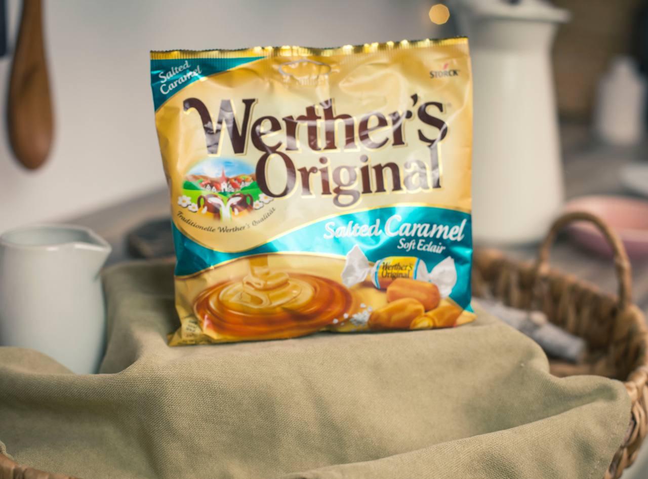 Цукерки Salted Caramel Eclair 🍬 Werther's Original 180 гр. Німеччина
